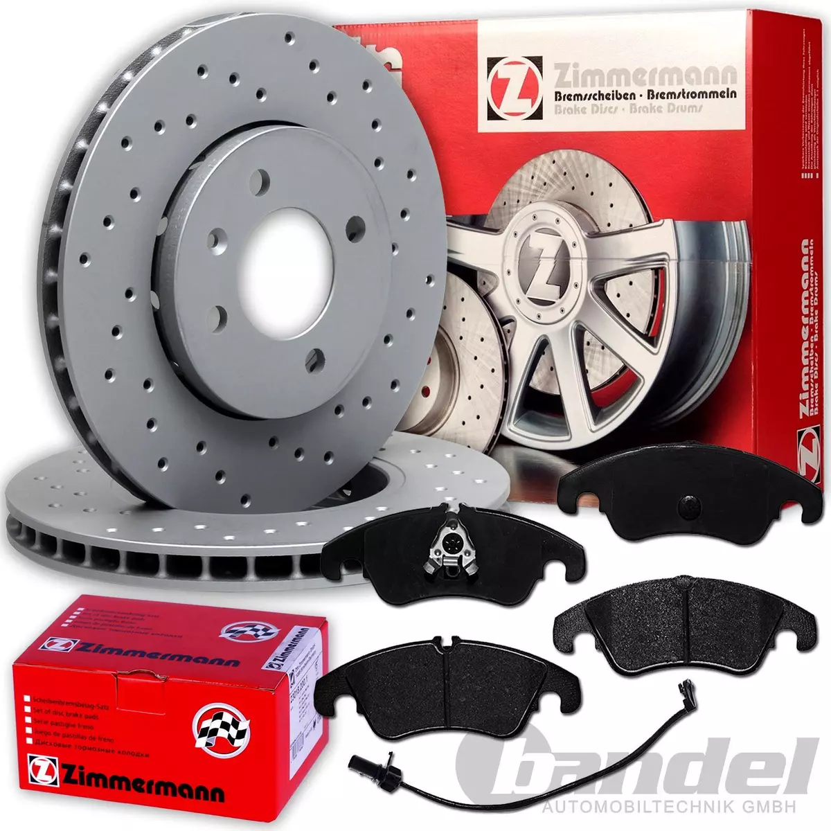 Гальмівні диски та колодки Zimmermann для MAZDA 323 F V (BA) 1.8 16V: Надійність та безпека