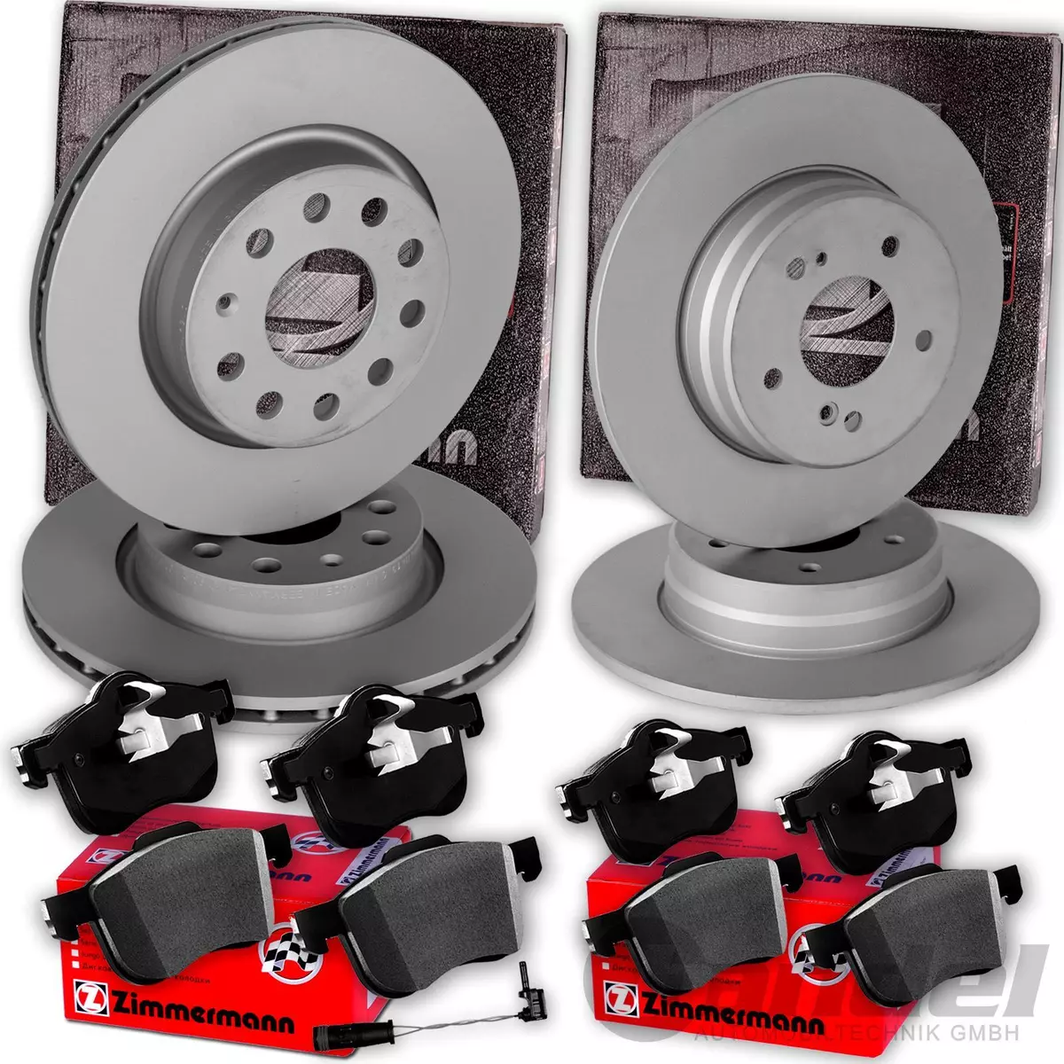 Гальмівні диски та колодки Zimmermann для MAZDA 323 F V (BA) 1.8 16V: Надійність та безпека